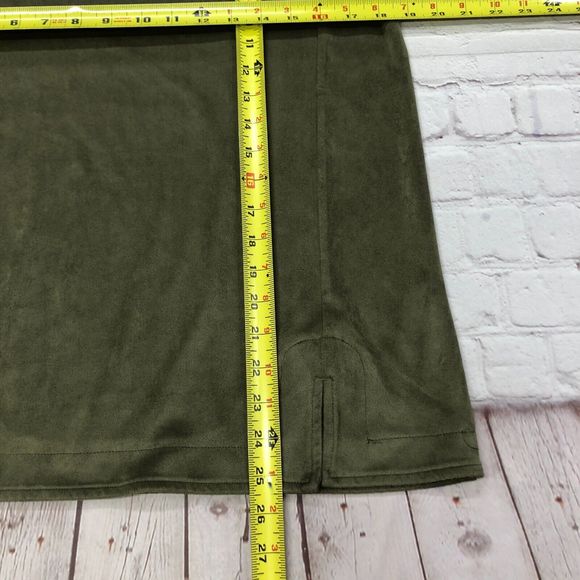 JOH Women Long Sleeve Blouse Top Shirt Size Small Olive Green B227 -8 - Picture 3 of 16